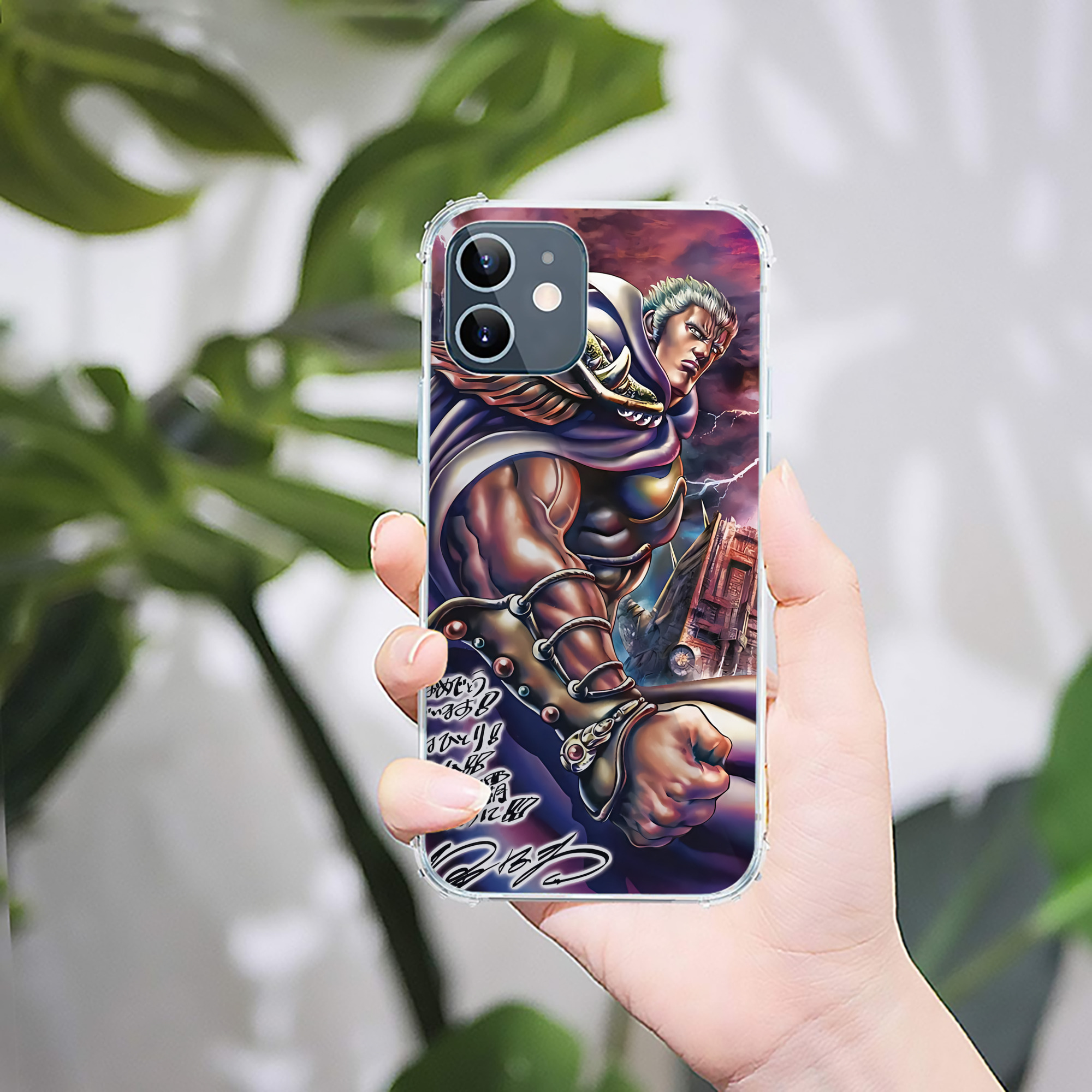 （画像用） 北斗の拳 Fist of the North Star 【iPhone 12シリーズ対応】透明スマホケース（クリアソフトケース）